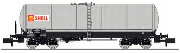REE Modeles NW-237 - ANF SHELL Bogies Y 23M, petroleum products transport Era III